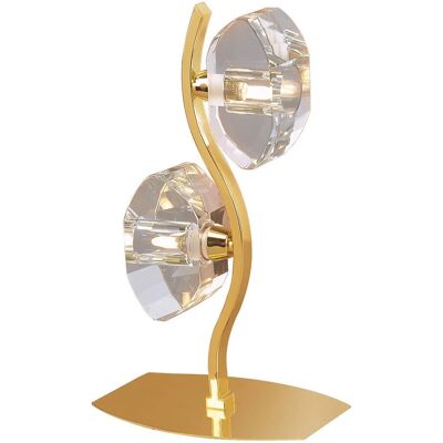 Inspired Lighting Alfa Table Lamp 2 Light G9 French Gold - Table Lamp Inspired Lighting Alfa Table Lamp 2 Light G9 French Gold - Table Lamp
