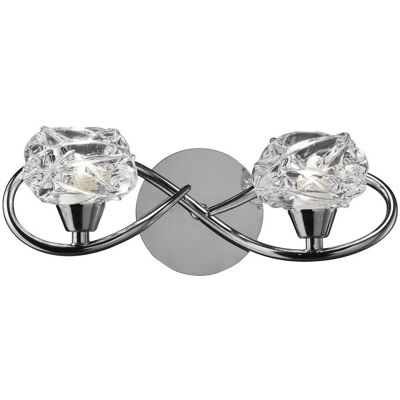 Inspired Lighting Inspired Mantra - Maremagnum Wall Lamp 2 Light G9 Polished Chrome Inspired Lighting Inspired Mantra - Maremagnum Wall Lamp 2 Light G9 Polished Chrome