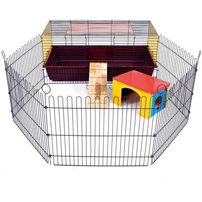 Little-Friends - LITTLE FRIENDS Indoor Rabbit 100 Cage - Cage Little-Friends - LITTLE FRIENDS Indoor Rabbit 100 Cage - Cage