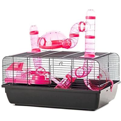 Little-Friends The Landmark Pink Hamster Cage Little-Friends The Landmark Pink Hamster Cage
