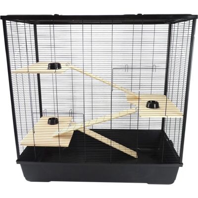 Little-Friends - The Belfry XL - Black - 3-Tier - Cage Little-Friends - The Belfry XL - Black - 3-Tier - Cage