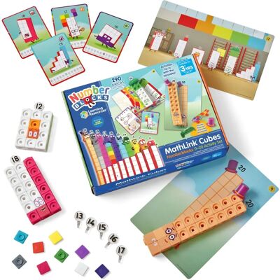 Learning Resources Numberblocks 11-20 MathLink Klossar - Utbildningsset Learning Resources Numberblocks 11-20 MathLink Klossar - Utbildningsset