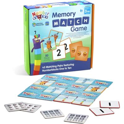 Jeu de mémoire Numberblocks par Learning Resources - À partir de 3 ans Jeu de mémoire Numberblocks par Learning Resources - À partir de 3 ans