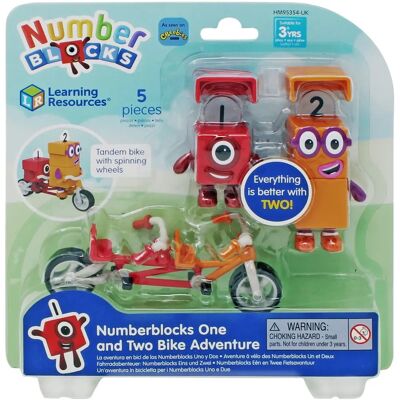 Learning Resources Numberblocks Un et Deux Aventure à Vélo - Jouet Learning Resources Numberblocks Un et Deux Aventure à Vélo - Jouet