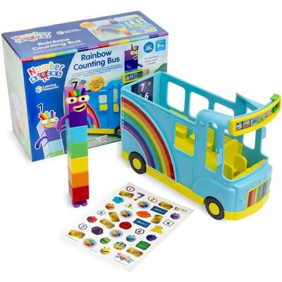 Learning Resources Bus Arc-en-ciel de Sept - Jouet éducatif Learning Resources Bus Arc-en-ciel de Sept - Jouet éducatif
