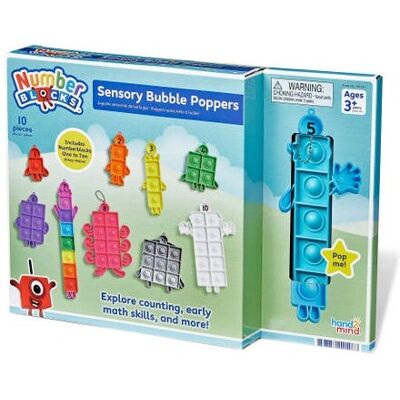 Learning Resources Numberblocks Poppers de Burbujas Sensoriales - Juguete Educativo Learning Resources Numberblocks Poppers de Burbujas Sensoriales - Juguete Educativo