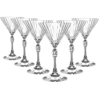 Bormioli Rocco 6x America '20s Martini Glasses Coupe Glasses Wine 155ml Clear Bormioli Rocco 6x America '20s Martini Glasses Coupe Glasses Wine 155ml Clear