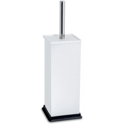 Harbour Housewares White Steel Toilet Brush & Holder Set - Bathroom Harbour Housewares White Steel Toilet Brush & Holder Set - Bathroom