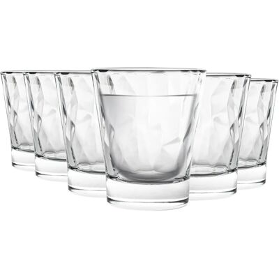 Bormioli Rocco Diamond Glass Shot Glasses Set - 80ml - Pack of 6 Clear Bormioli Rocco Diamond Glass Shot Glasses Set - 80ml - Pack of 6 Clear