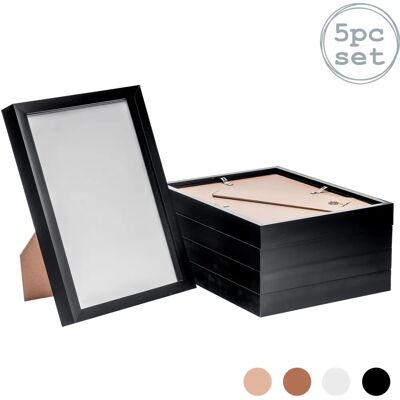 Nicola Spring - Acrylic Box Photo Frame - Black - Photo Frame Nicola Spring - Acrylic Box Photo Frame - Black - Photo Frame