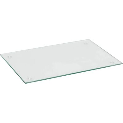 Harbour Housewares Glass Worktop Saver - Clear - 50 x 40cm - Non Slip Kitchen Surface Protector Harbour Housewares Glass Worktop Saver - Clear - 50 x 40cm - Non Slip Kitchen Surface Protector