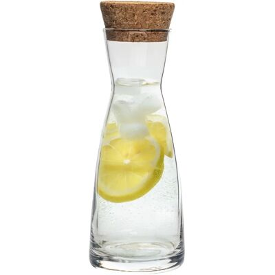 Bormioli Rocco Ypsilon Water Carafe Decanter Jug with Cork Lid - 1080ml Clear Bormioli Rocco Ypsilon Water Carafe Decanter Jug with Cork Lid - 1080ml Clear