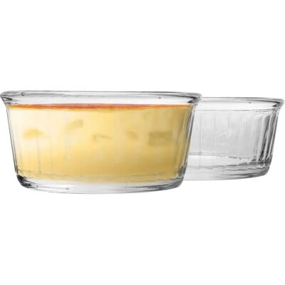 Duralex Oven Chef Glass Ramekins - 8.5cm - Pack of 8 - Transparent - Dessert Duralex Oven Chef Glass Ramekins - 8.5cm - Pack of 8 - Transparent - Dessert