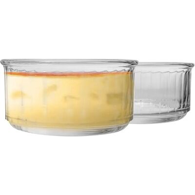 Duralex - Oven Chef Glass Ramekins - 10cm - Pack of 8 - Ramekins Duralex - Oven Chef Glass Ramekins - 10cm - Pack of 8 - Ramekins