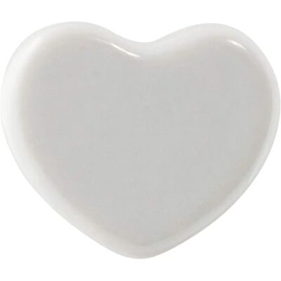 Boutons en céramique Nicola Spring - Cœur - Blanc - Pack de 24 - Quincaillerie cuisine & salle de bain - Publicité Boutons en céramique Nicola Spring - Cœur - Blanc - Pack de 24 - Quincaillerie cuisine & salle de bain - Publicité