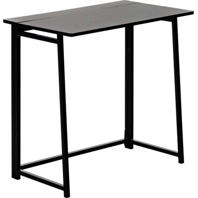 Harbour Housewares Folding Computer Desk - Black Harbour Housewares Folding Computer Desk - Black