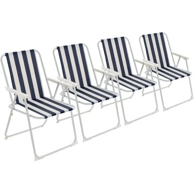Harbour Housewares Metal Garden Armchair - Folding Chair Harbour Housewares Metal Garden Armchair - Folding Chair