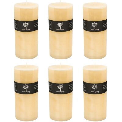 Nicola Spring Vanilla Scented Candle - 200x90mm - Pack of 6 - Home Decor Nicola Spring Vanilla Scented Candle - 200x90mm - Pack of 6 - Home Decor