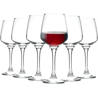 Argon Tableware Tallo Red Wine Glasses - 6 pcs, 400ml Elegant Design Argon Tableware Tallo Red Wine Glasses - 6 pcs, 400ml Elegant Design