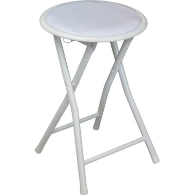 Harbour Housewares Tabouret Pliant Coussins Blanc - Tabouret - Publicité Harbour Housewares Tabouret Pliant Coussins Blanc - Tabouret - Publicité