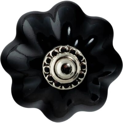 Bouton de placard en céramique vintage noir Nicola Spring - Pack de 6 - Publicité Bouton de placard en céramique vintage noir Nicola Spring - Pack de 6 - Publicité