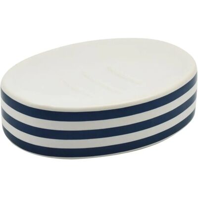 Harbour Housewares Distributeur à savon en céramique Rayure bleue marine - Distributeur à savon - Publicité Harbour Housewares Distributeur à savon en céramique Rayure bleue marine - Distributeur à savon - Publicité