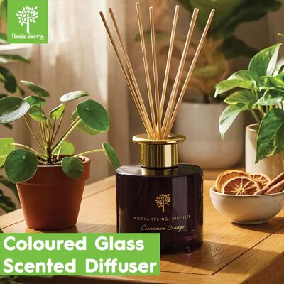 Nicola Spring - Wild Fig & Cassis - 200ml - Reed Diffuser Nicola Spring - Wild Fig & Cassis - 200ml - Reed Diffuser