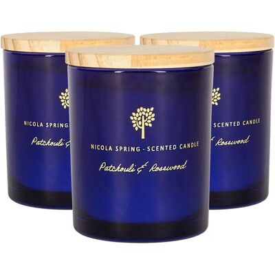 Nicola Spring 3x Bougies en Cire de Soja - Cadeau Aromathérapie - Publicité Nicola Spring 3x Bougies en Cire de Soja - Cadeau Aromathérapie - Publicité