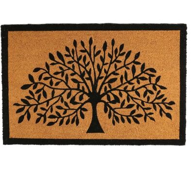 Nicola Spring Tree of Life Coir Door Mat - 90cm x 60cm - Door Mat Nicola Spring Tree of Life Coir Door Mat - 90cm x 60cm - Door Mat
