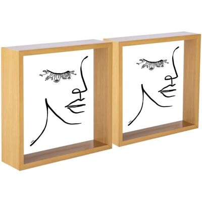 Nicola - Spring 5x3D - 8x8 inch - Picture Frames Nicola - Spring 5x3D - 8x8 inch - Picture Frames