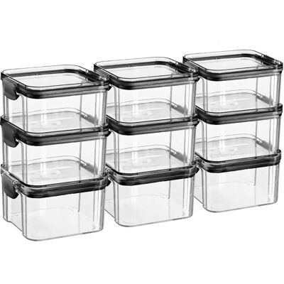 Argon 9x 460ml Black Storage Container Argon 9x 460ml Black Storage Container