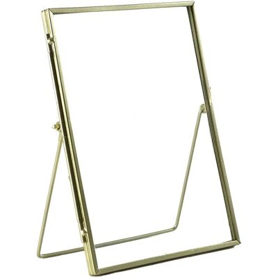 Nicola Spring Gold 6 x 8 inch Metal Photo Frame - Photo Frame Nicola Spring Gold 6 x 8 inch Metal Photo Frame - Photo Frame