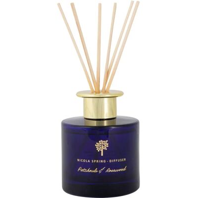 Nicola Spring Reed Diffuser - Patchouli & Rosewood - Luxury Home Fragrance Nicola Spring Reed Diffuser - Patchouli & Rosewood - Luxury Home Fragrance