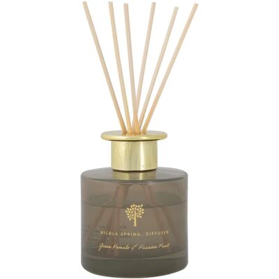 Nicola Spring Reed Diffuser Green Pomelo & Passion Fruit - Reed Diffuser - 200ml - Grey Nicola Spring Reed Diffuser Green Pomelo & Passion Fruit - Reed Diffuser - 200ml - Grey