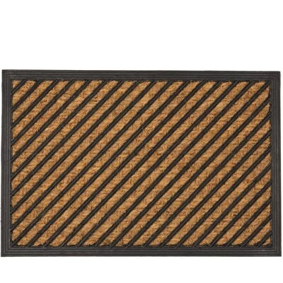 Nicola Spring Heavy Duty Door Mat - 60x40cm - Brown - Door Mat Nicola Spring Heavy Duty Door Mat - 60x40cm - Brown - Door Mat