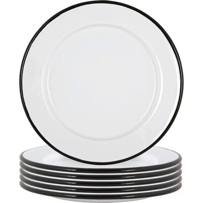 Argon Tableware - Enamel Side Plate 20cm - Tableware set Argon Tableware - Enamel Side Plate 20cm - Tableware set