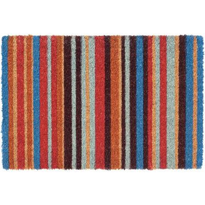 Nicola Spring Rainbow 2 Piece Non-Slip Door Mat Set - Indoor Outdoor Welcome Mats Nicola Spring Rainbow 2 Piece Non-Slip Door Mat Set - Indoor Outdoor Welcome Mats