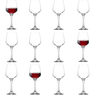 LAV Lal - Lal - Clear - 400ml - Wine Glasses LAV Lal - Lal - Clear - 400ml - Wine Glasses