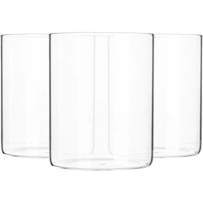 Argon Tableware 3 Piece Minimalistic Storage Jar Set - Round Scandinavian Style Versatile Glass Canister - 750ml Clear Argon Tableware 3 Piece Minimalistic Storage Jar Set - Round Scandinavian Style Versatile Glass Canister - 750ml Clear