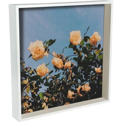 Nicola Spring - Box Photo Frame 16x16 - White - Photo Frame Nicola Spring - Box Photo Frame 16x16 - White - Photo Frame