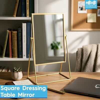 Harbour Housewares - Square Dressing Table Mirror Harbour Housewares - Square Dressing Table Mirror