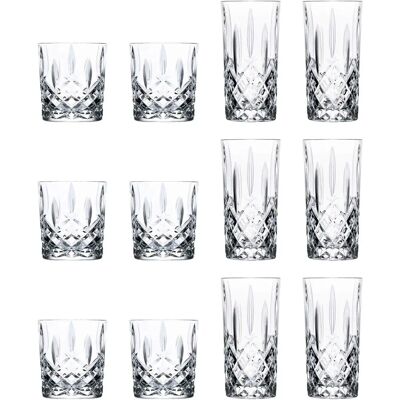 RCR Crystal Glassware Set - Whiskey & Highballs RCR Crystal Glassware Set - Whiskey & Highballs