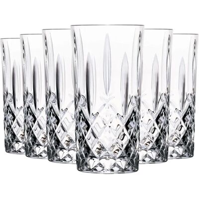 RCR Highball Glasses Set - Crystal Cut - 396ml RCR Highball Glasses Set - Crystal Cut - 396ml