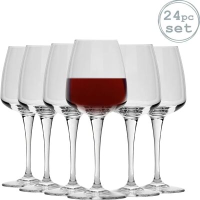 Bormioli Rocco Aurum Red Wine Glasses Set - 520ml - Pack of 24 - Clear Bormioli Rocco Aurum Red Wine Glasses Set - 520ml - Pack of 24 - Clear