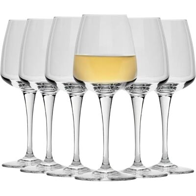 Bormioli Rocco Aurum White Wine Glasses Set - 350ml - Pack of 12 Clear Bormioli Rocco Aurum White Wine Glasses Set - 350ml - Pack of 12 Clear