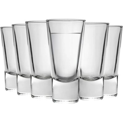 Ensemble de Verres à Shot Ypsilon de Bormioli Rocco - 70ml - Pack de 24 Clairs - Publicité Ensemble de Verres à Shot Ypsilon de Bormioli Rocco - 70ml - Pack de 24 Clairs - Publicité
