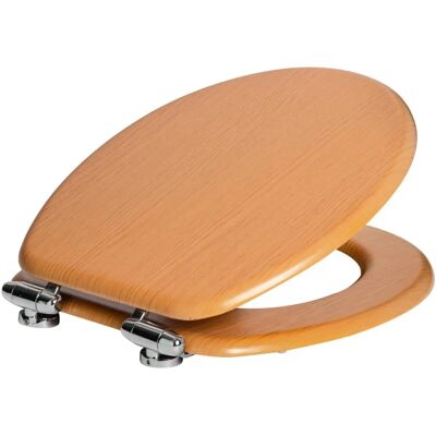 Harbour Housewares Beech Wood Soft Close Toilet Seat - WC Bathroom Harbour Housewares Beech Wood Soft Close Toilet Seat - WC Bathroom