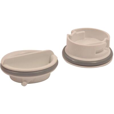 Kit 2 tappi di risciacquo - Ricambi per lavastoviglie - Compatibile con Ariston, Hotpoint, Indesit Kit 2 tappi di risciacquo - Ricambi per lavastoviglie - Compatibile con Ariston, Hotpoint, Indesit