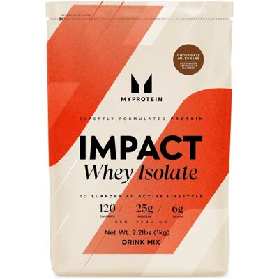 MyProtein Impact Whey Isolate Chocolate Smooth - Pó de Proteína de Soro MyProtein Impact Whey Isolate Chocolate Smooth - Pó de Proteína de Soro