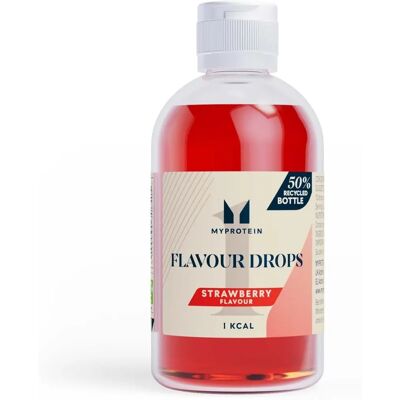 Myprotein Jordgubb FlavDrops - 50ml - Smakförstärkare Myprotein Jordgubb FlavDrops - 50ml - Smakförstärkare